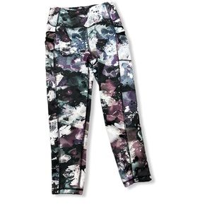 TKO Women’s Leggings Watercolor Print Size Medium